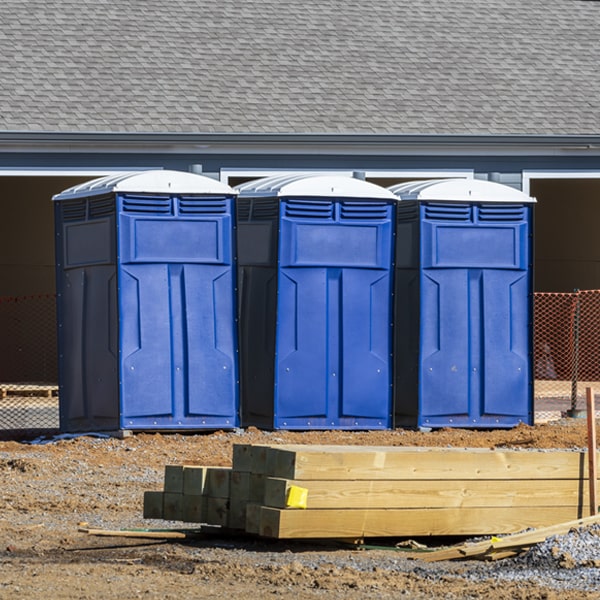 how do you ensure the portable restrooms are secure and safe from vandalism during an event in Manson North Carolina